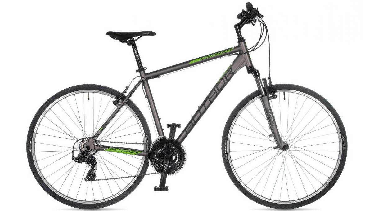 Фотография Велосипед AUTHOR Compact 28" рама М (2023) Серый